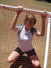 Faye scores with balls