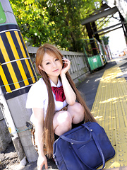 Wonderful teen darling Ria Sakurai shows off